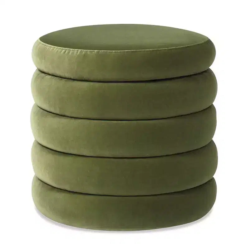 Jennifer Taylor Home Fuji Pouf Contenitore Rotondo Extra Large da 19 pollici