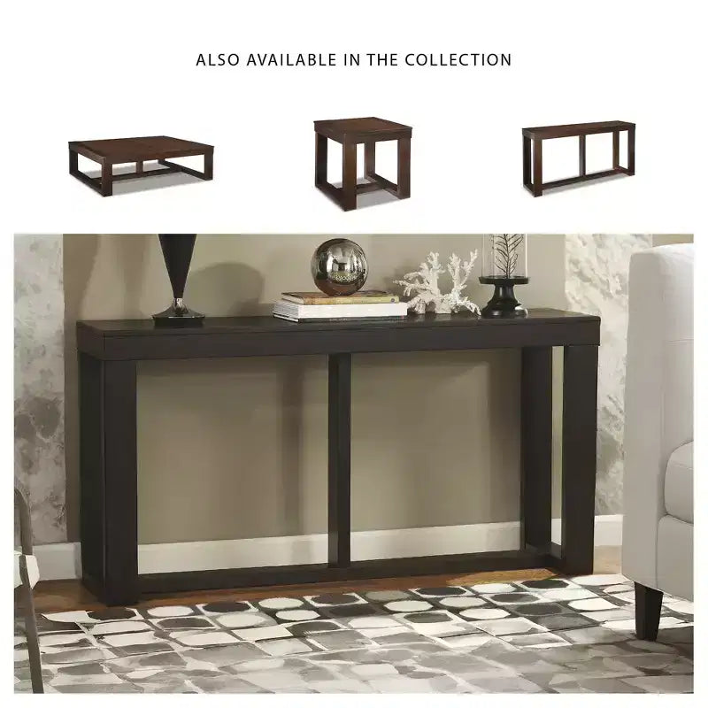 Signature Design by Ashley Divano/Tavolo Consolle Contemporaneo Watson Marrone Scuro