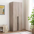 Armadio Manhattan Comfort Lee con 2 Ante e 4 Ripiani