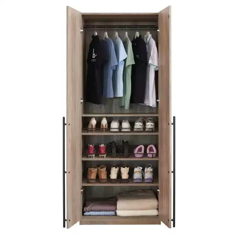 Armadio Manhattan Comfort Lee con 2 Ante e 4 Ripiani