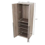 Armadio Manhattan Comfort Lee con 2 Ante e 4 Ripiani