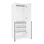 Armadio Manhattan Comfort Lee con 2 Ante e 4 Ripiani