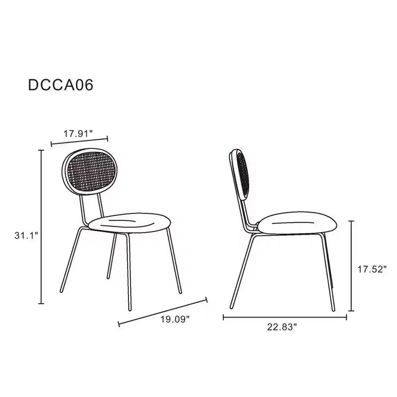 Set da pranzo rotondo Manhattan Comfort 7 pezzi 59.05" Hathaway e Jardin
