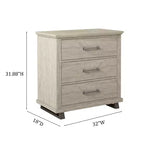 Set Festivo 2 pezzi con comò contemporaneo a 5 cassetti e comodino a 3 cassetti