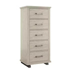 Set Festivo 2 pezzi con comò contemporaneo a 5 cassetti e comodino a 3 cassetti