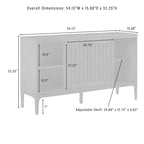 Crosley Credenza Asher da 54"