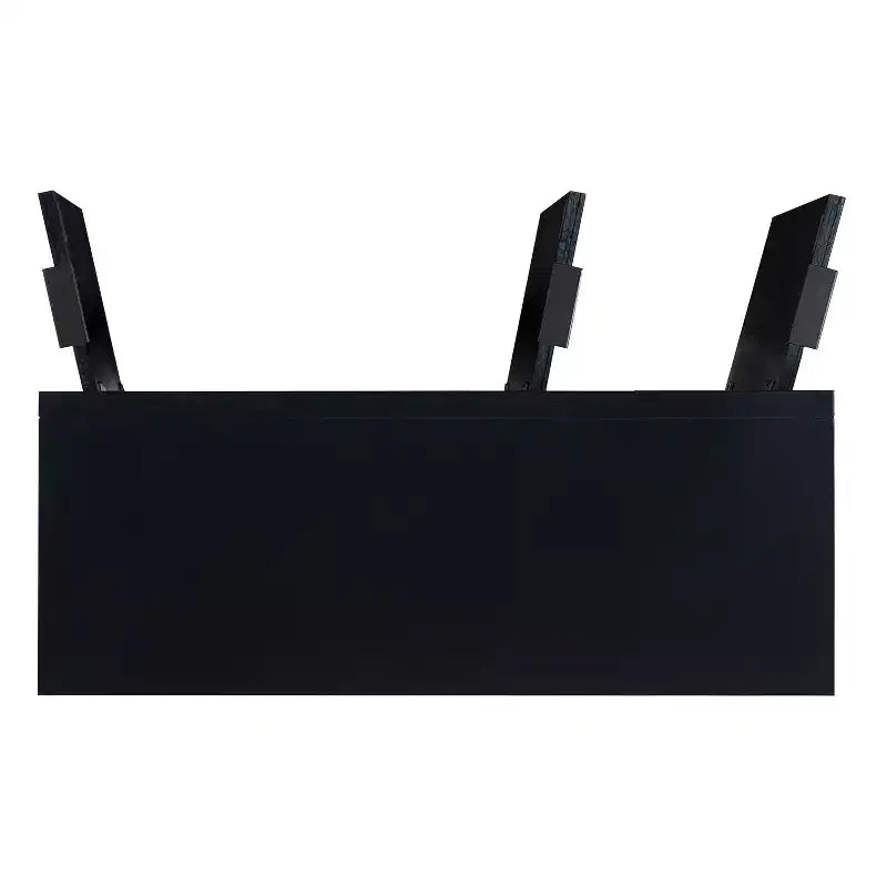 Mobiletto accentato Powell Kilbuck in legno massiccio con 3 ante e 2 ripiani regolabili