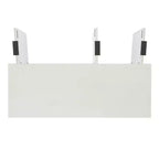 Mobiletto accentato Powell Kilbuck in legno massiccio con 3 ante e 2 ripiani regolabili