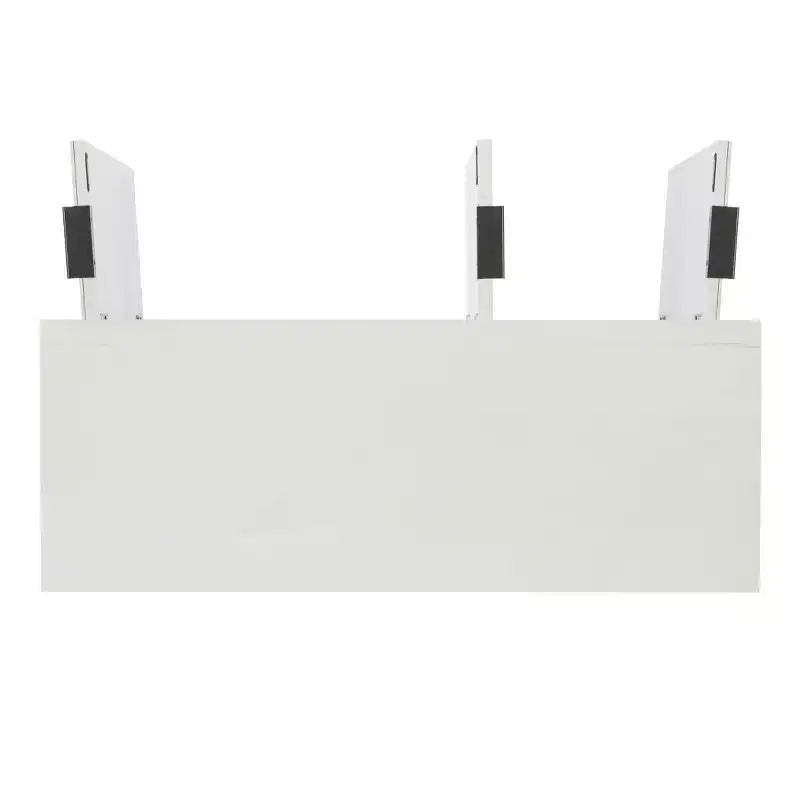 Mobiletto accentato Powell Kilbuck in legno massiccio con 3 ante e 2 ripiani regolabili
