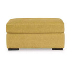 Poggiapiedi moderno Keerwick di Ashley Signature Design, giallo girasole