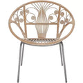 Carlson Accent Chair - WIK6505A - Grey White Wash/Black - Safavieh