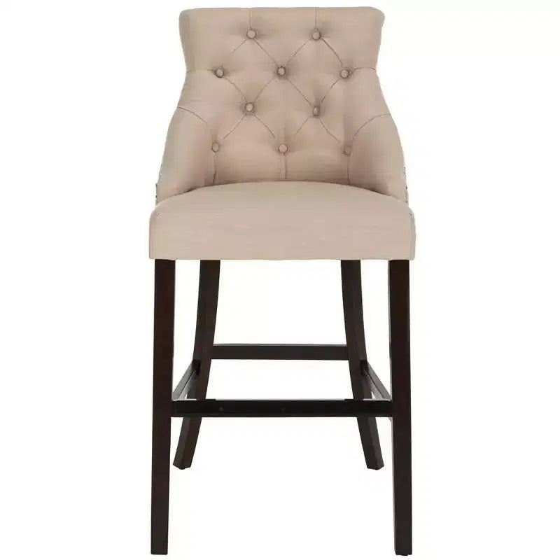 Eleni Tufted Wing Back Bar Stool (Set Of 2) - BST6304 - Safavieh