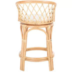 Sgabello da bancone Yuta in rattan con cuscino - BST6504 - Safavieh