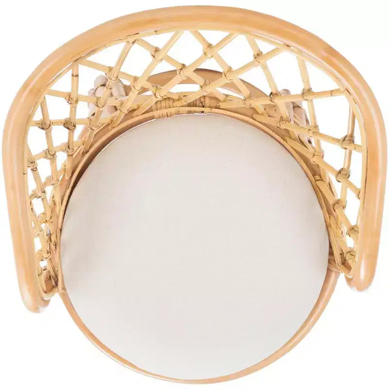 Sgabello da bancone Yuta in rattan con cuscino - BST6504 - Safavieh
