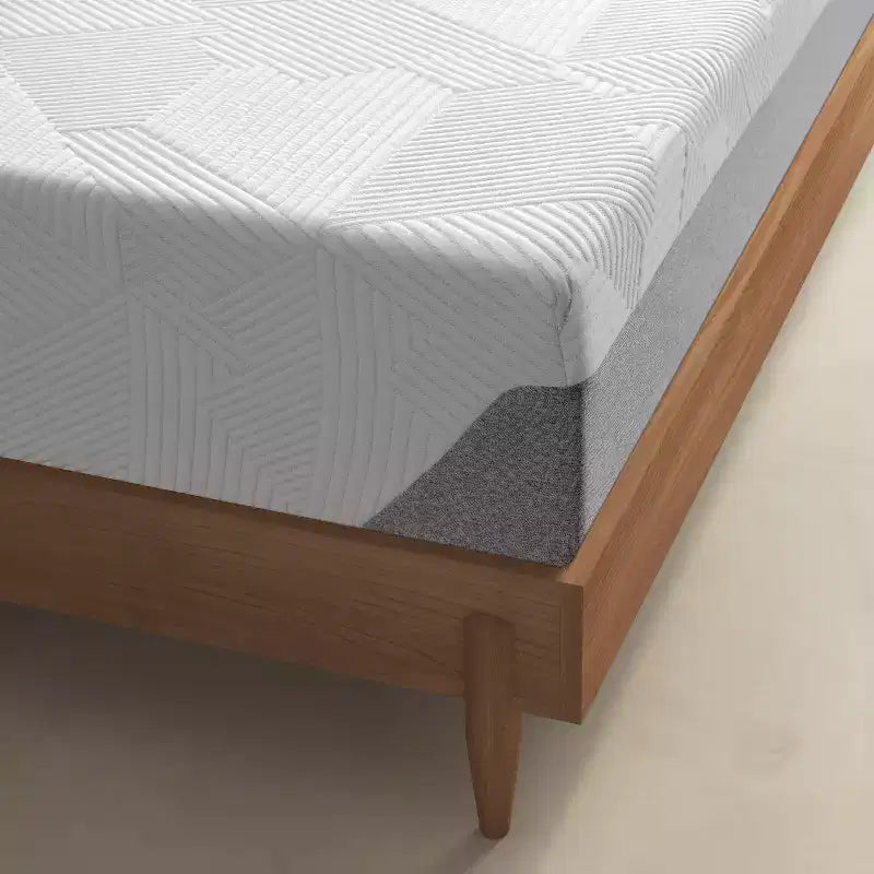 Materasso in memory foam Wuleitex 10 pollici interamente in schiuma fredda senza fibra di vetro, rigidità media, strato rinfrescante traspirante, materiale certificato di sicurezza