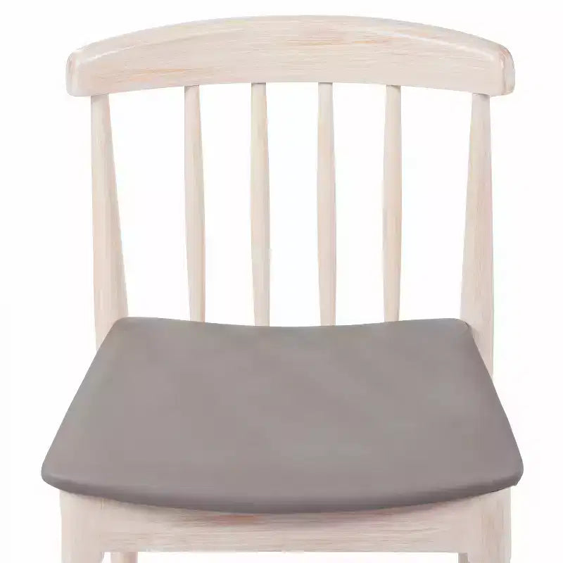 Flash Furniture Chester Sedia da pranzo in legno massiccio di grado commerciale con schienale a doghe e sedile in vinile