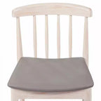 Flash Furniture Chester Sedia da pranzo in legno massiccio di grado commerciale con schienale a doghe e sedile in vinile