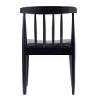 Flash Furniture Chester Sedia da pranzo in legno massiccio di grado commerciale con schienale a doghe e sedile in vinile