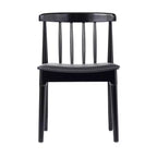 Flash Furniture Chester Sedia da pranzo in legno massiccio di grado commerciale con schienale a doghe e sedile in vinile