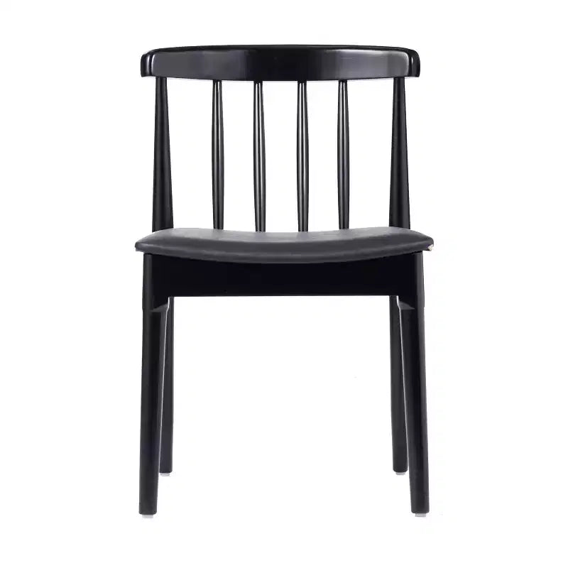 Flash Furniture Chester Sedia da pranzo in legno massiccio di grado commerciale con schienale a doghe e sedile in vinile