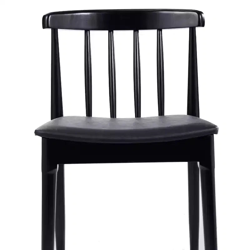 Flash Furniture Chester Sedia da pranzo in legno massiccio di grado commerciale con schienale a doghe e sedile in vinile