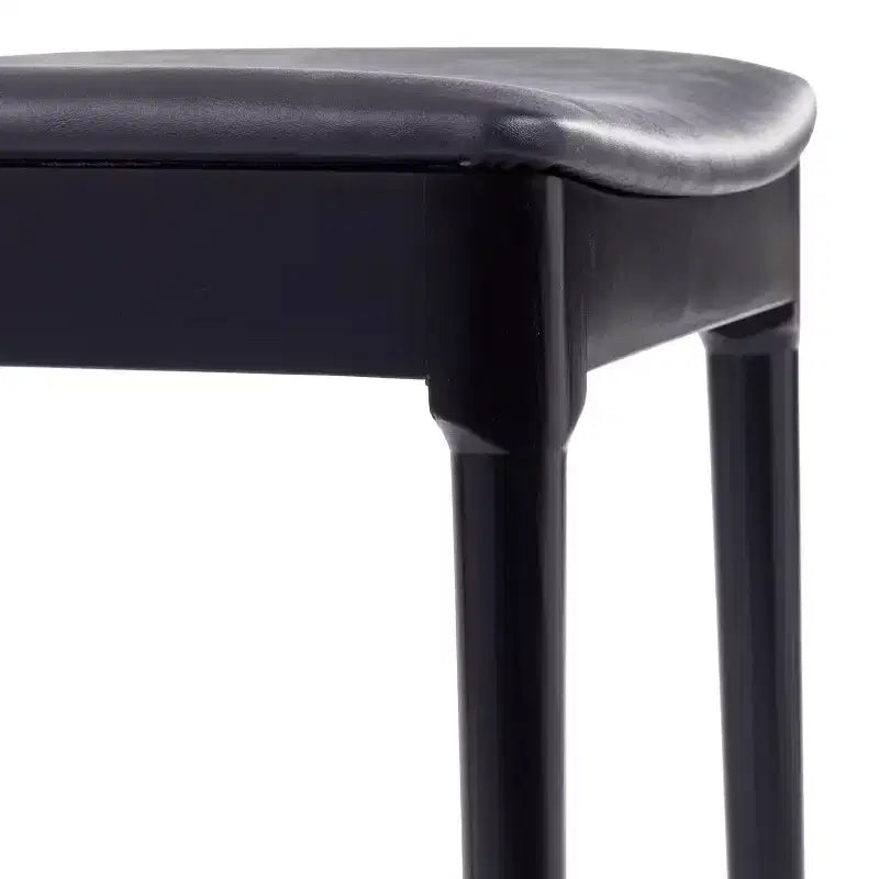 Flash Furniture Chester Sedia da pranzo in legno massiccio di grado commerciale con schienale a doghe e sedile in vinile
