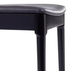 Flash Furniture Chester Sedia da pranzo in legno massiccio di grado commerciale con schienale a doghe e sedile in vinile