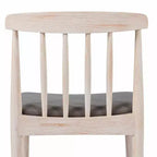 Flash Furniture Chester Sedia da pranzo in legno massiccio di grado commerciale con schienale a doghe e sedile in vinile