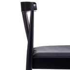 Flash Furniture Chester Sedia da pranzo in legno massiccio di grado commerciale con schienale a doghe e sedile in vinile
