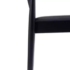Flash Furniture Chester Sedia da pranzo in legno massiccio di grado commerciale con schienale a doghe e sedile in vinile
