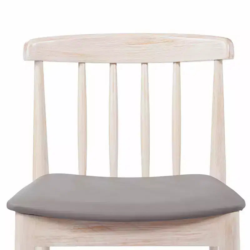 Flash Furniture Chester Sedia da pranzo in legno massiccio di grado commerciale con schienale a doghe e sedile in vinile