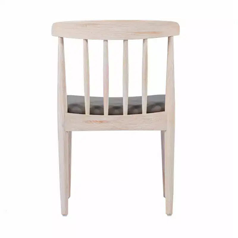 Flash Furniture Chester Sedia da pranzo in legno massiccio di grado commerciale con schienale a doghe e sedile in vinile