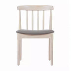 Flash Furniture Chester Sedia da pranzo in legno massiccio di grado commerciale con schienale a doghe e sedile in vinile