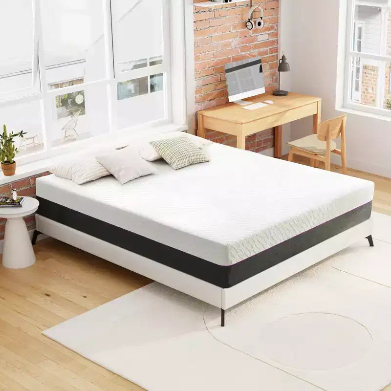 Wuleitex Materasso in Memory Foam Medio da 8, Silenzioso e Non Disturbante per una Notte di Sonno Confortevole