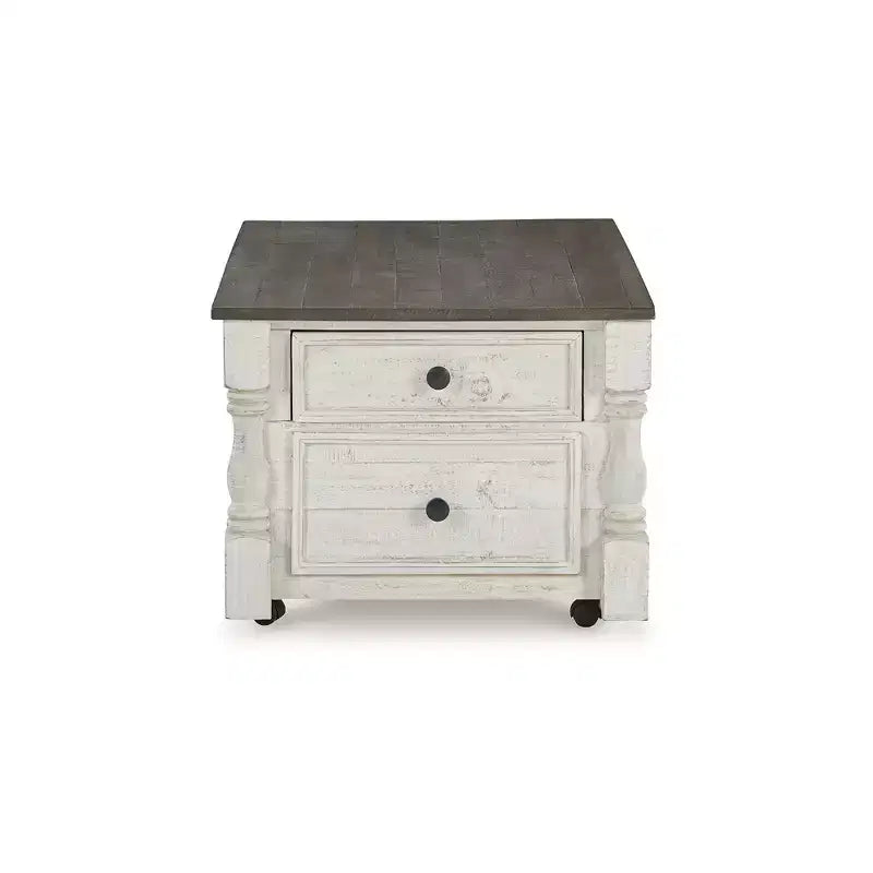 Signature Design by Ashley Tavolino da caffè Havalance Lift-Top, Casual, Bianco/Grigio