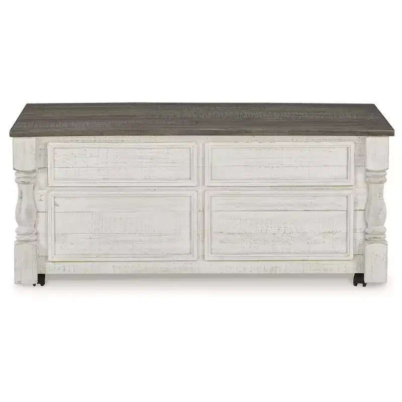 Signature Design by Ashley Tavolino da caffè Havalance Lift-Top, Casual, Bianco/Grigio
