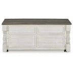 Signature Design by Ashley Tavolino da caffè Havalance Lift-Top, Casual, Bianco/Grigio