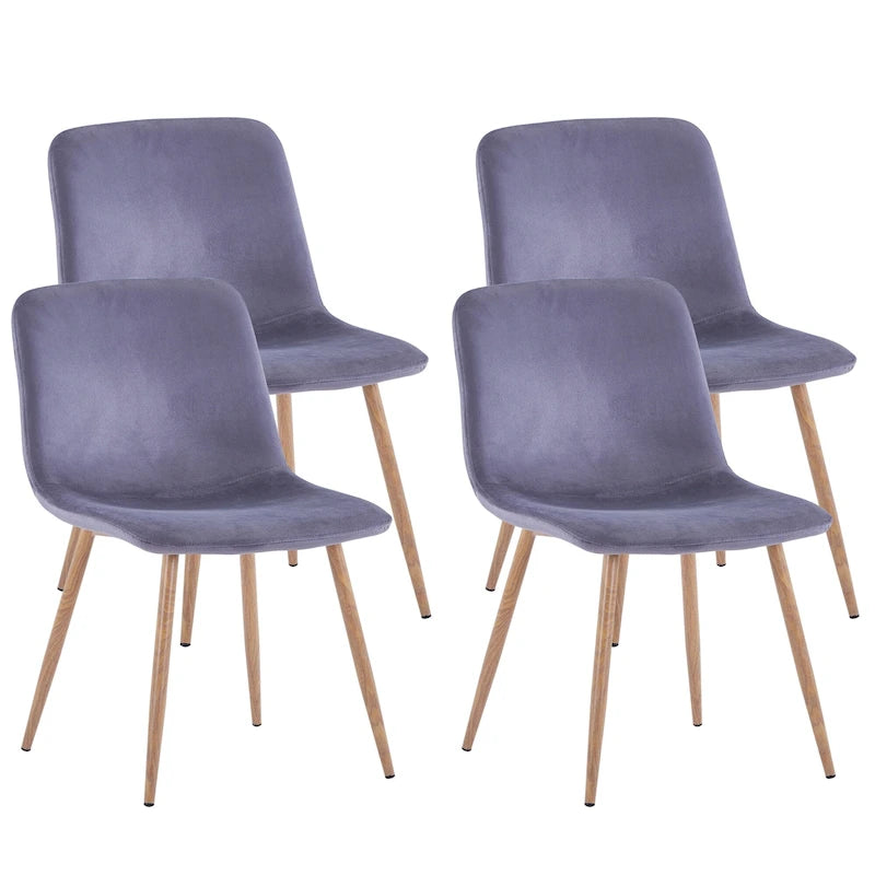 Set di 4 sedie da pranzo moderne, tecnologia innovativa