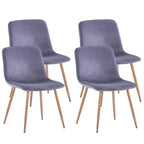 Set di 4 sedie da pranzo moderne, tecnologia innovativa