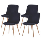 Set di 4 sedie da pranzo moderne, tecnologia innovativa