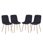 Set di 4 sedie da pranzo moderne, tecnologia innovativa