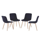 Set di 4 sedie da pranzo moderne, tecnologia innovativa