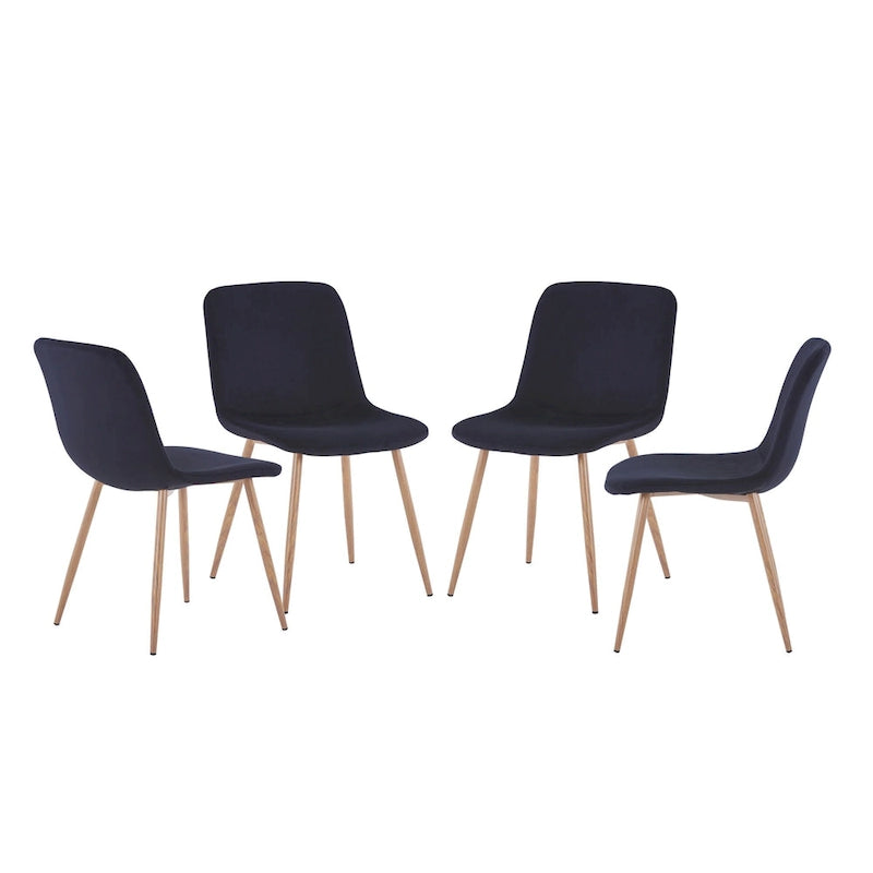 Set di 4 sedie da pranzo moderne, tecnologia innovativa