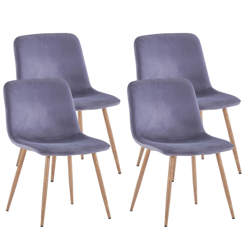 Set di 4 sedie da pranzo moderne, tecnologia innovativa