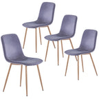 Set di 4 sedie da pranzo moderne, tecnologia innovativa