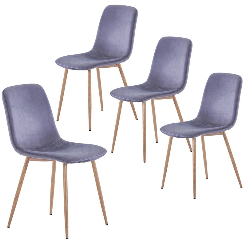 Set di 4 sedie da pranzo moderne, tecnologia innovativa