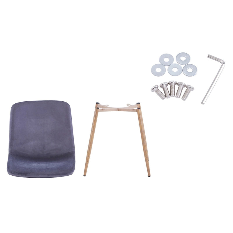 Set di 4 sedie da pranzo moderne, tecnologia innovativa