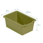 ECR4Kids Mobile Streamline con 15 Scomparti e 15 Contenitori Frontali, 5x3, Mobili per Bambini