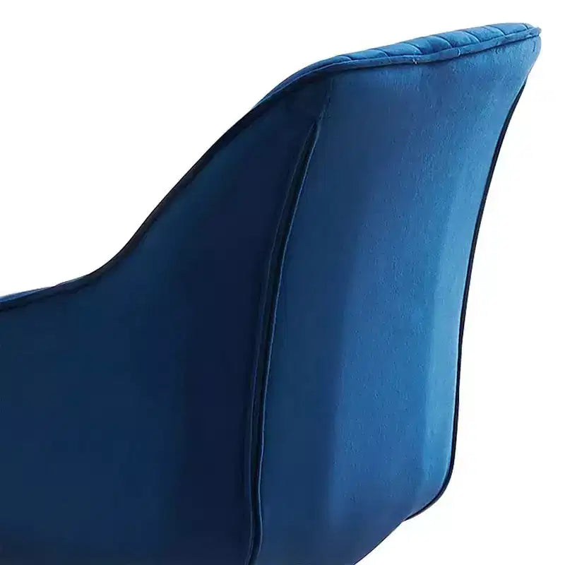 HOMLUX Poltrona Girevole Accent Piramidale Mid-century a 360° Rivestita in Velluto Confortevole - Gambe Placcate Oro Per Camera da Letto, Ufficio, Sala da Pranzo
