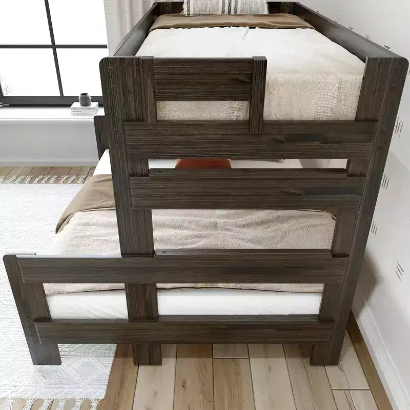 Plank+Beam Letto a castello in legno massello Twin su Full Farmhouse